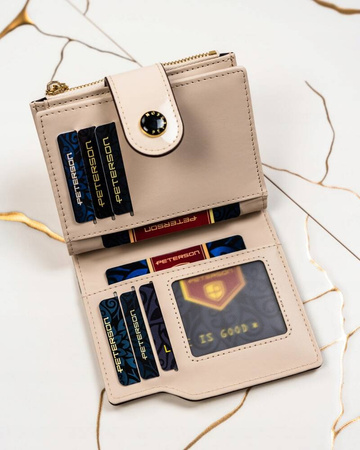 Geräumige Damen Geldbörse aus Öko-Leder – Peterson