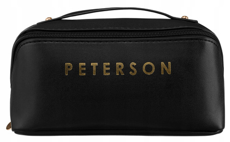 Große Damen Reisekosmetiktasche aus Öko-Leder – Peterson