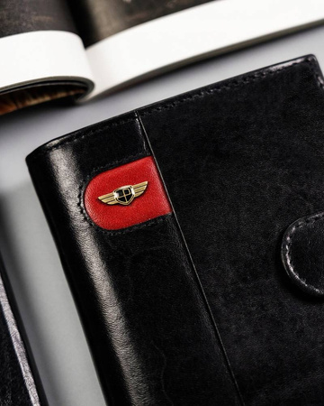 Große Herren Geldbörse mit Druckknopfverschluss – Peterson