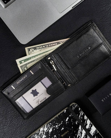 Geräumige Herren Geldbörse mit Fach für Fahrzeugschein – Ronaldo