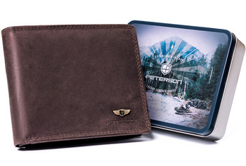 Herren Geldbörse aus Leder mit Fach für Fahrzeugschein – Peterson