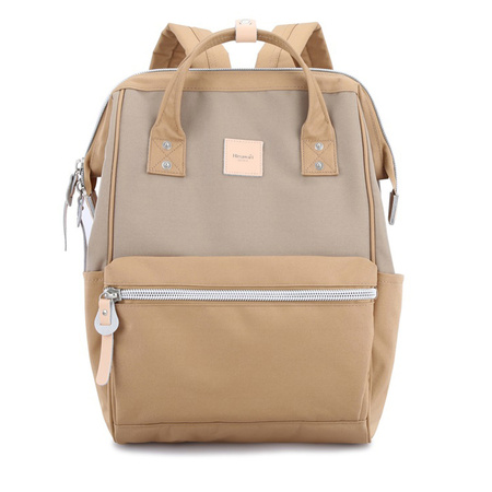 Sport-Rucksack in Camel mit USB und Laptopfach – Himawari
