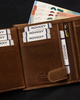 Große Herren Geldbörse Hochformat aus echtem Leder – Always Wild