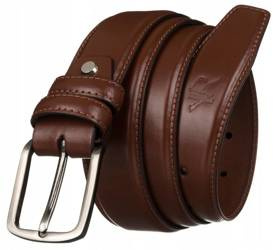 Breiter Herren Ledergürtel mit klassischer Schnalle – Rovicky