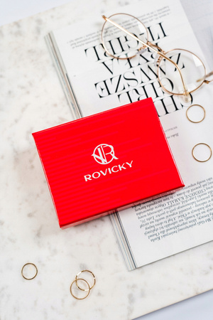 Elegante Damen Geldbörse aus Öko-Leder – Rovicky