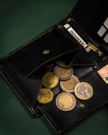 Herren Geldbörse aus Leder mit RFID-Schutz – Rovicky