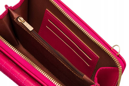 Elegante Mini Damen Handtasche-Geldbörse mit langem, abnehmbarem Riemen – 4U Cavaldi