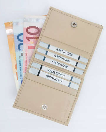 Kleiner praktischer Damen Geldbörse aus echtem Leder – Rovicky