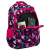 Jugendlicher Schulrucksack aus Polyester mit Herzmuster – Peterson