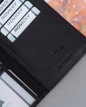 Geräumiges Etui aus Leder für Karten und Dokumente – 4U Cavaldi