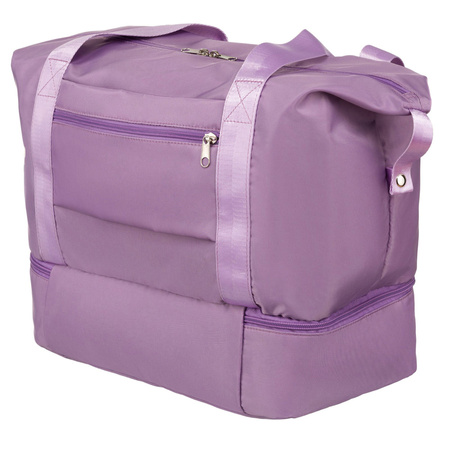 Reisetasche mit elastischem Reißverschlussfach – Peterson