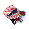 Multicolor Damen Rucksack mit Blumenmuster und verstellbaren Schultergurten – Rovicky