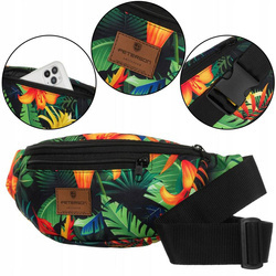 Geräumige Damen Gürteltasche aus Polyester – Peterson