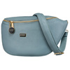 Blaue Damen Hüfttasche Crossbody aus Öko-Leder – Peterson