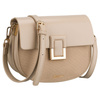 Beige Damen-Umhängetasche in Hufeisenform mit Magnetverschluss – Peterson