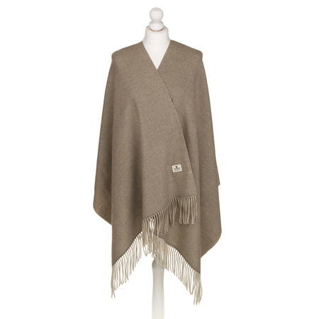 Einfarbiger Damen Schal in Dunkelgrau – Peterson