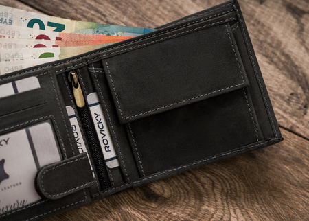 Große Herren Geldbörse aus Leder – Always Wild