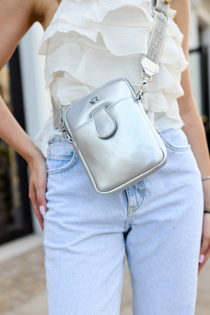 Mini Damen Gürteltasche-Handtasche aus Öko-Leder – Rovicky