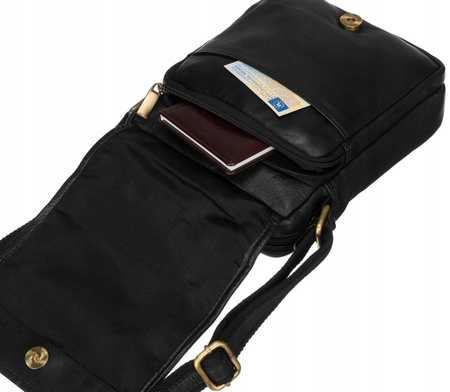 Herren Umhängetasche aus Leder – Peterson