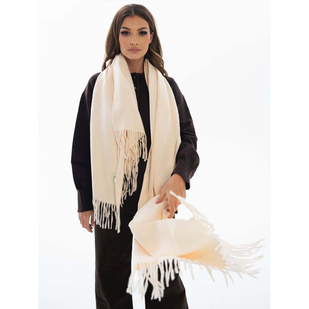 Zweiseitiger Damen Schal in Creme – Peterson