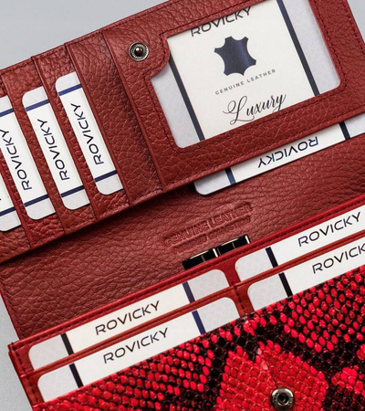 Große Damen Geldbörse aus Echtleder und Öko-Leder – 4U Cavaldi