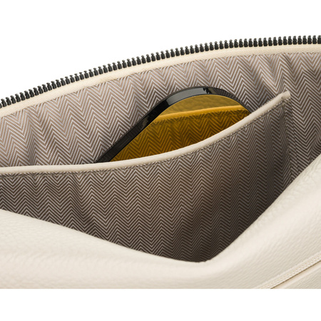 Hellbeige Damen-aus Kunstleder mit Reißverschluss – Peterson