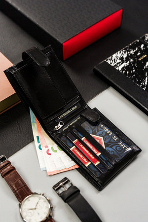 Herren Geldbörse querformat aus echtem Leder – Peterson