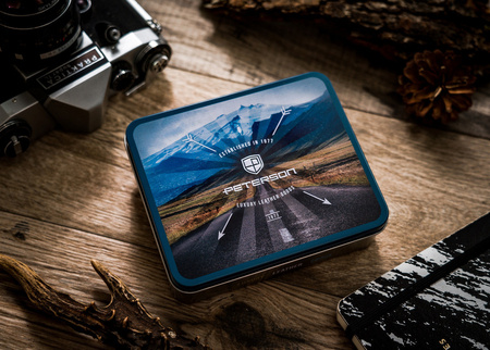 Herren Geldbörse aus Leder mit Verschluss – Peterson