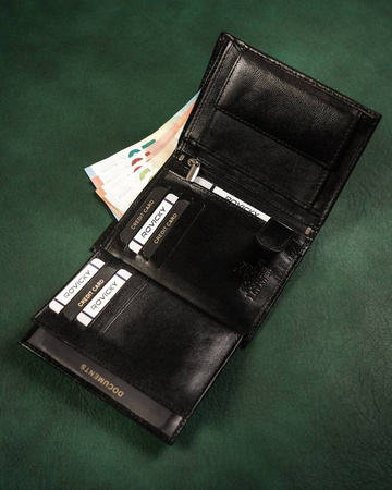 Große Herren Geldbörse aus Echtleder – Rovicky