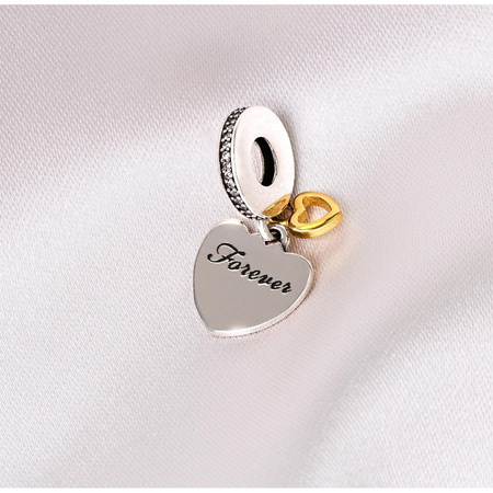 Silberner Charm Kleine Herzen für Modulararmband – Peterson