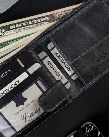 Herren Geldbörse aus Leder mit RFID-Schutz – Always Wild