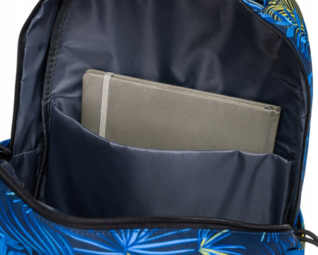 Geräumiger, zweifach unterteilter Rucksack aus Polyester in Dunkelblau – Peterson