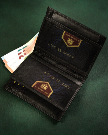 Elegante Herren Geldbörse aus echtem Leder – Peterson