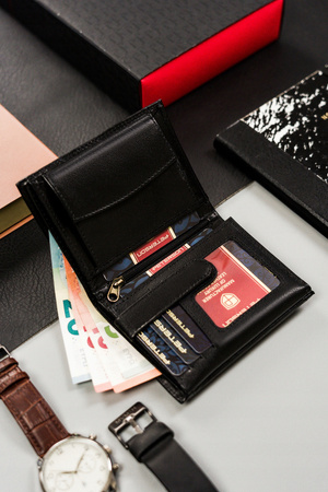 Herren Geldbörse hochformat mittelgroß ohne äußeren Verschluss – Peterson