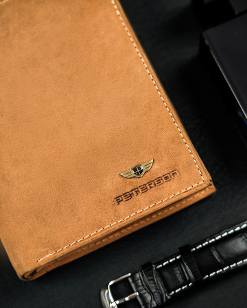 Herren Geldbörse aus Leder mit RFID-Schutz – Peterson