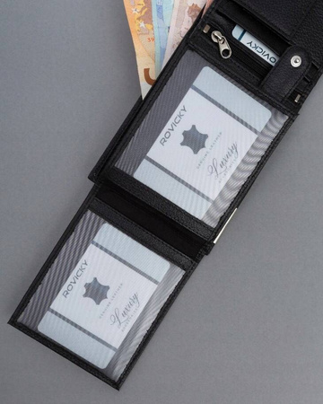 Große Herren Geldbörse aus Leder mit RFID-Schutz – Ronaldo