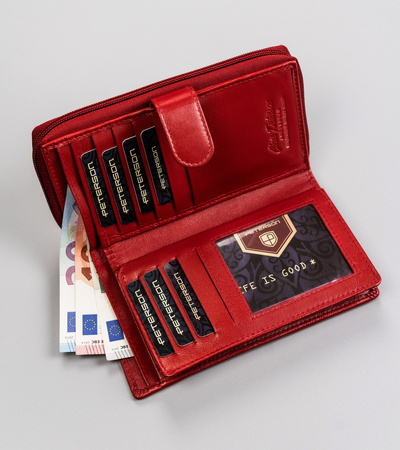 Damen Geldbörse Hochformat aus Echtleder – Peterson