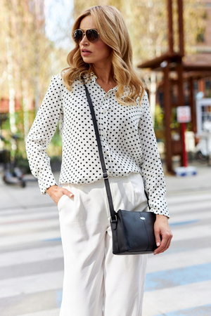 Kleine Damen Umhängetasche aus Echtleder – Rovicky