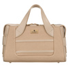 Elegante, beige Damen-Handtasche aus synthetischem Material, mit Reißverschluss – Peterson