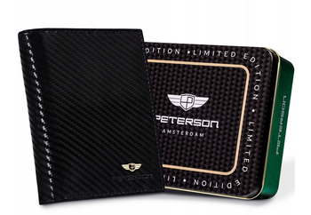 Vertikale große Herren Geldbörse aus Leder – Peterson