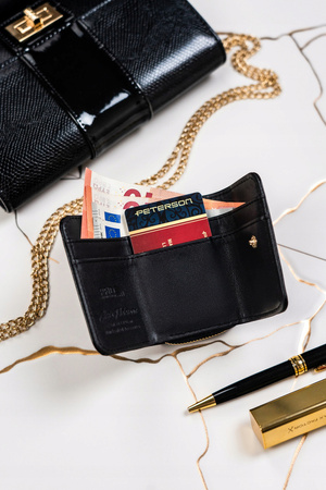 Kleine Damen Geldbörse aus Öko-Leder – Peterson