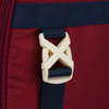 Bordeauxfarbener Schulrucksack aus Polyester mit seitlichen Kompressionsriemen – Peterson