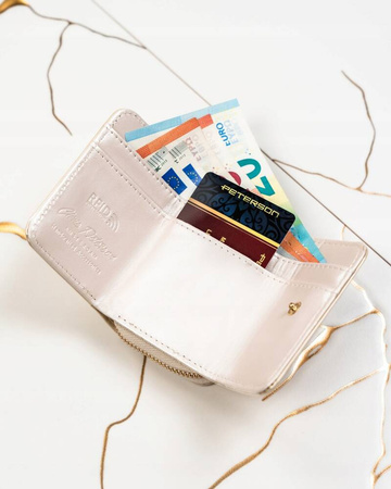 Elegante Damen Geldbörse aus lackiertem Öko-Leder – Peterson