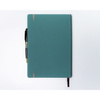 Notizbuch mit festem Einband in grün, im Format B5 mit Punktraster bedruckt - Peterson