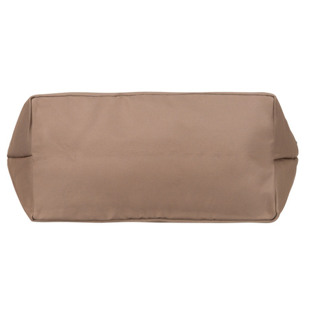 Große Damentasche aus Polyester in Beige, ein Hauptfach - Peterson