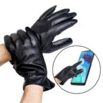 Gefütterte Herren Handschuhe aus Rindsleder – Rovicky