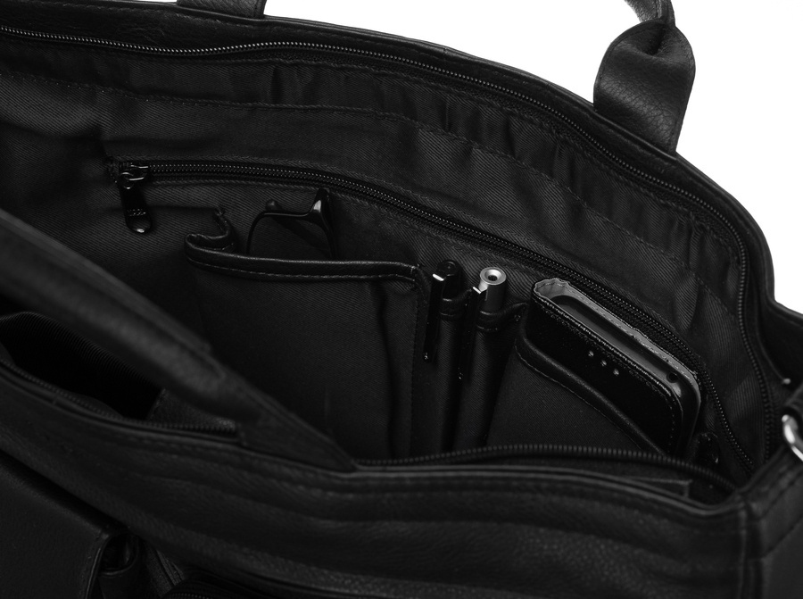 Laptoptasche aus Echtleder für 15 Zoll Laptop – Bild 9