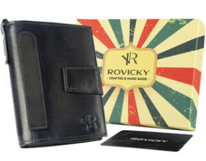 Herren Geldbörse aus Echtleder im Retro-Stil – Rovicky