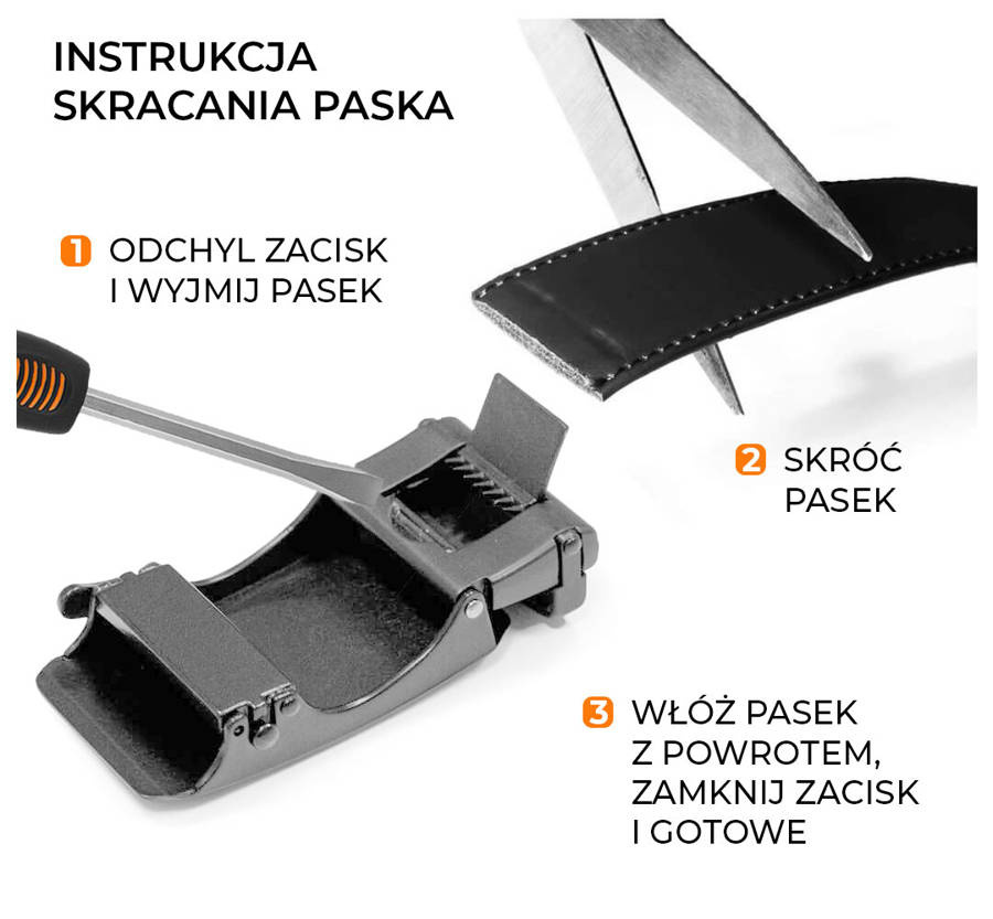 Herren Ledergürtel mit gerippter Automatikschließe – Rovicky – Bild 9