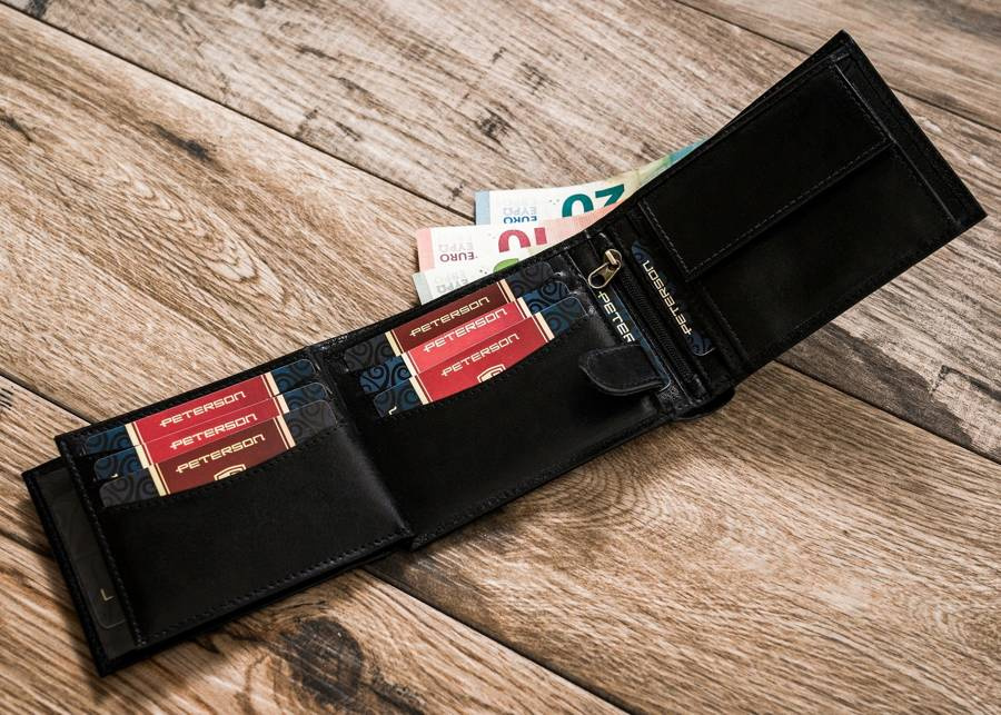 Marken Herren Geldbörse aus echtem Leder – Peterson – Bild 8